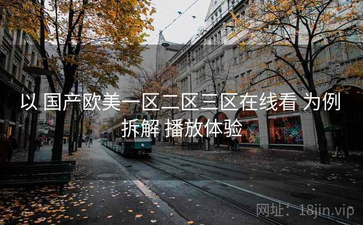以 国产欧美一区二区三区在线看 为例 拆解 播放体验
