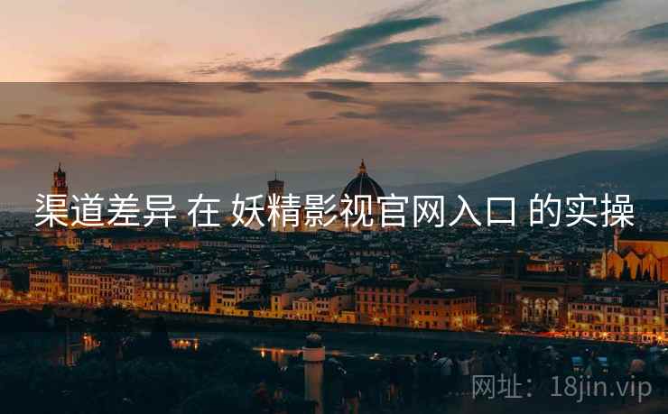 渠道差异 在 妖精影视官网入口 的实操