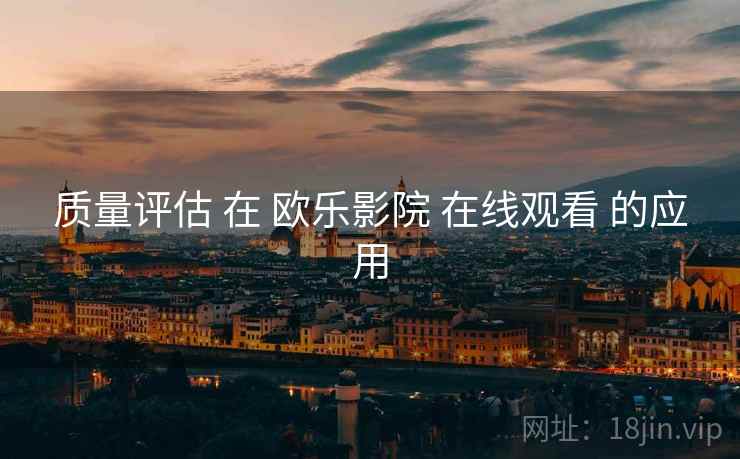 质量评估 在 欧乐影院 在线观看 的应用