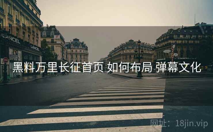 黑料万里长征首页 如何布局 弹幕文化