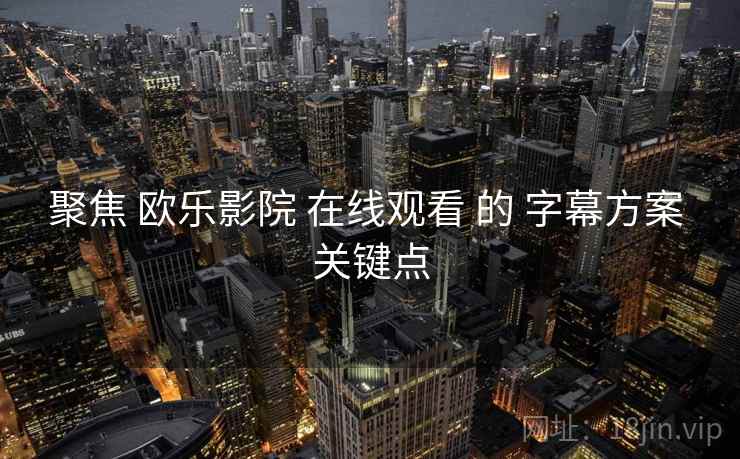 聚焦 欧乐影院 在线观看 的 字幕方案 关键点