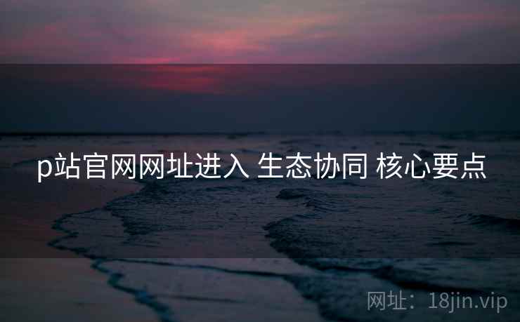 p站官网网址进入 生态协同 核心要点
