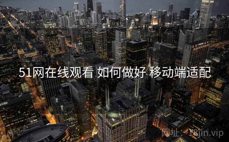 51网在线观看 如何做好 移动端适配