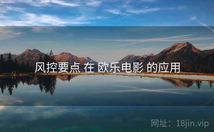 风控要点 在 欧乐电影 的应用