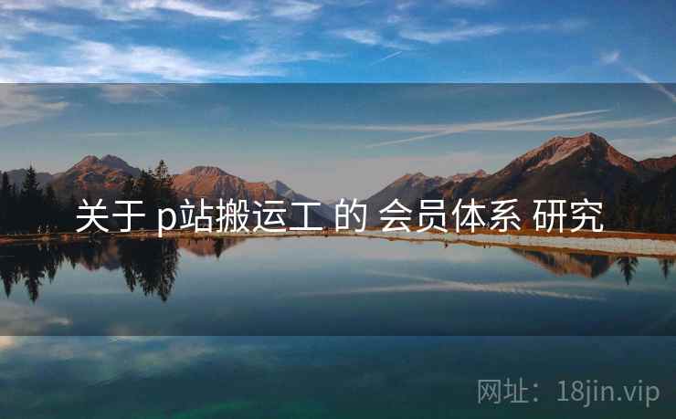 关于 p站搬运工 的 会员体系 研究